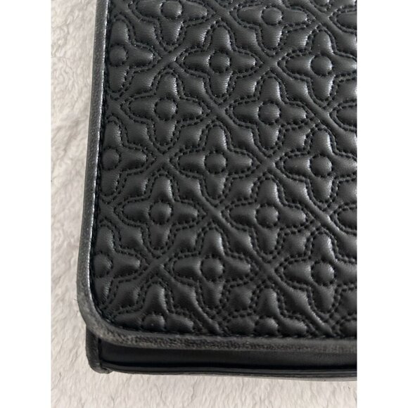 Tory Burch Bryant Medium Black Leather Shoulder Bag With Gold Chain Strap - Picture 5 of 8